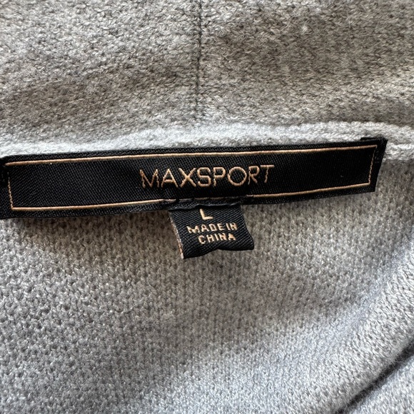 Max Sport Long Cardigan Duster Knit Sweater - Picture 5 of 5